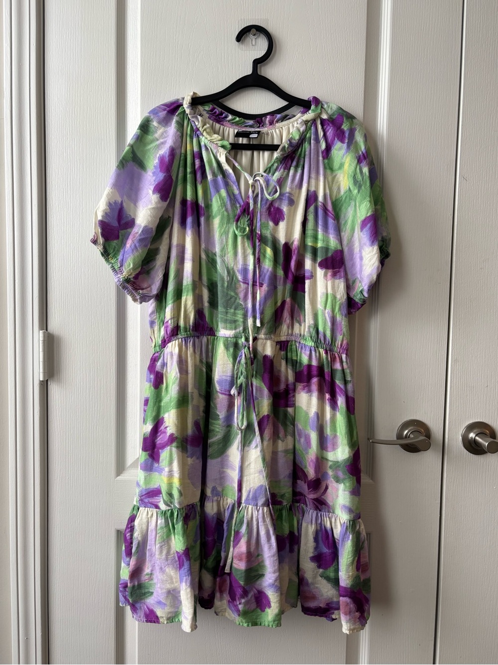 Maison Tara Floral Knee Length Dress